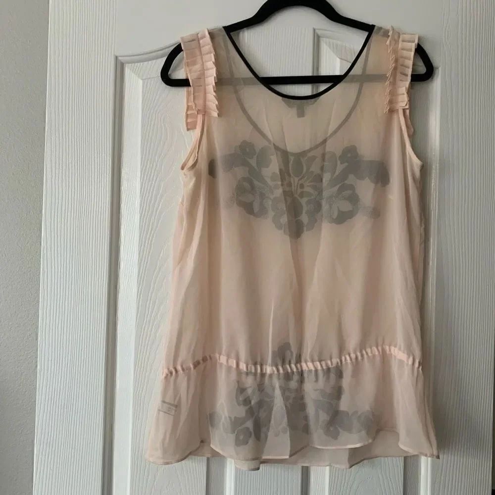 Express | Sheer Embellished Top - Picture 6 of 10